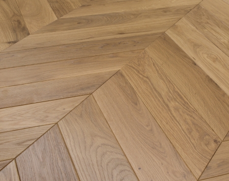 Engineered planks Chevron French herringbone 60° Oak Rustic 14 mm Plywood flooring